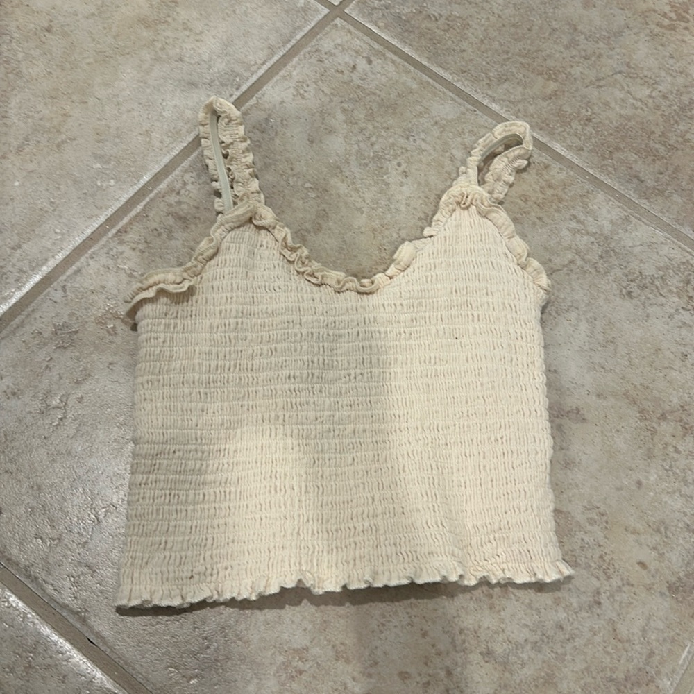 Katie J NYC Ruffle Tank- Size XL